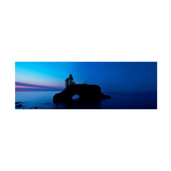 James McLoughlin 'Lakescape Panorama IX' Canvas Art, 10x32, Trademark Fine Art, Mfr#: WAG17284-C1032GG